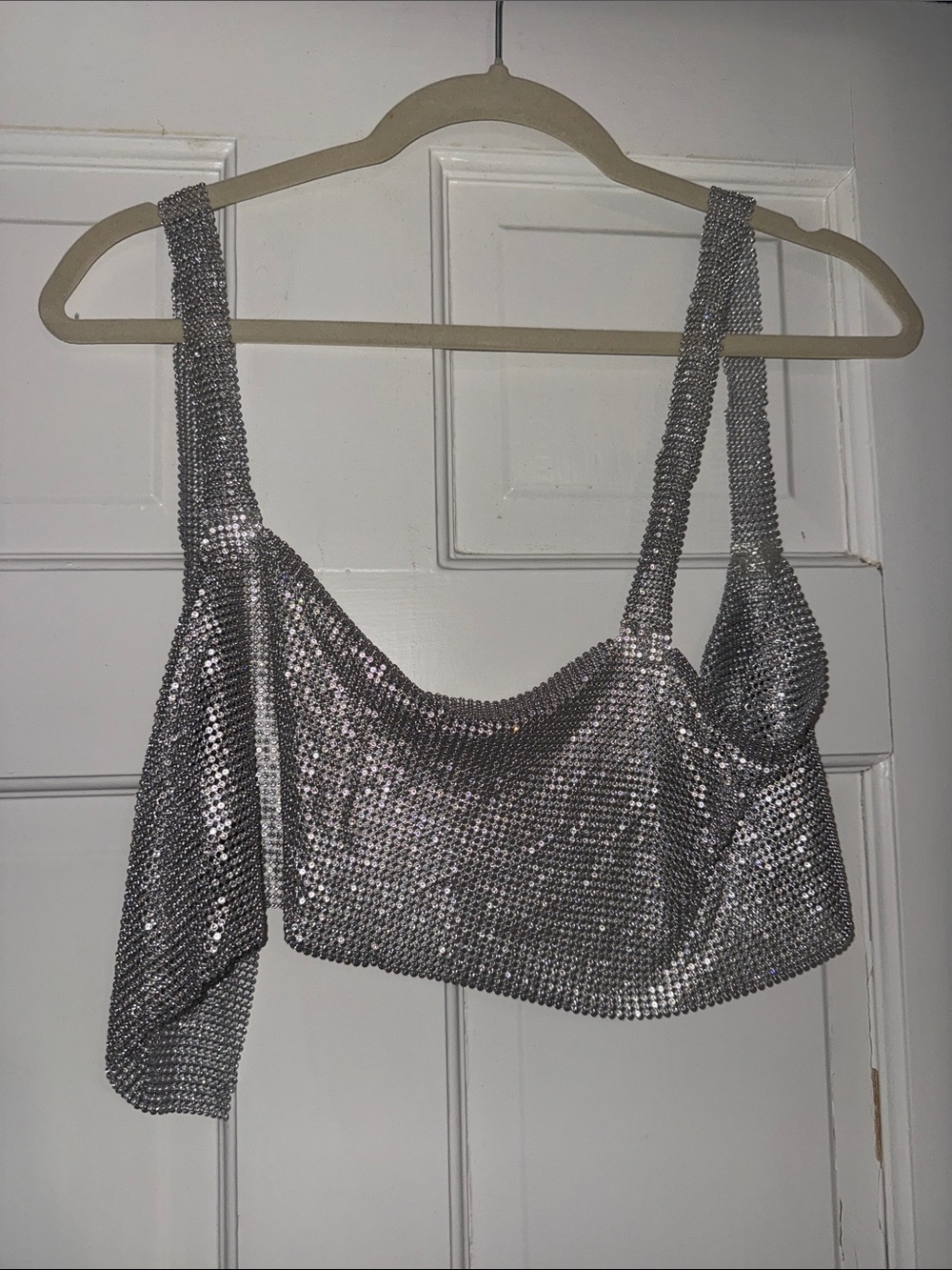 Diamond studded Cropped Camisole